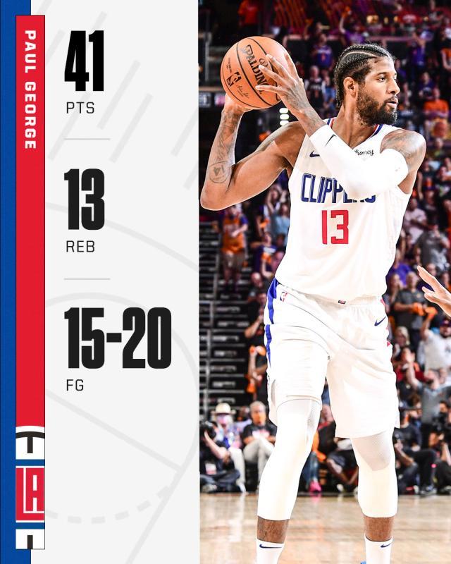 Baccarat-背水一战砍下41分创历史 乔治用表现击碎一切质疑